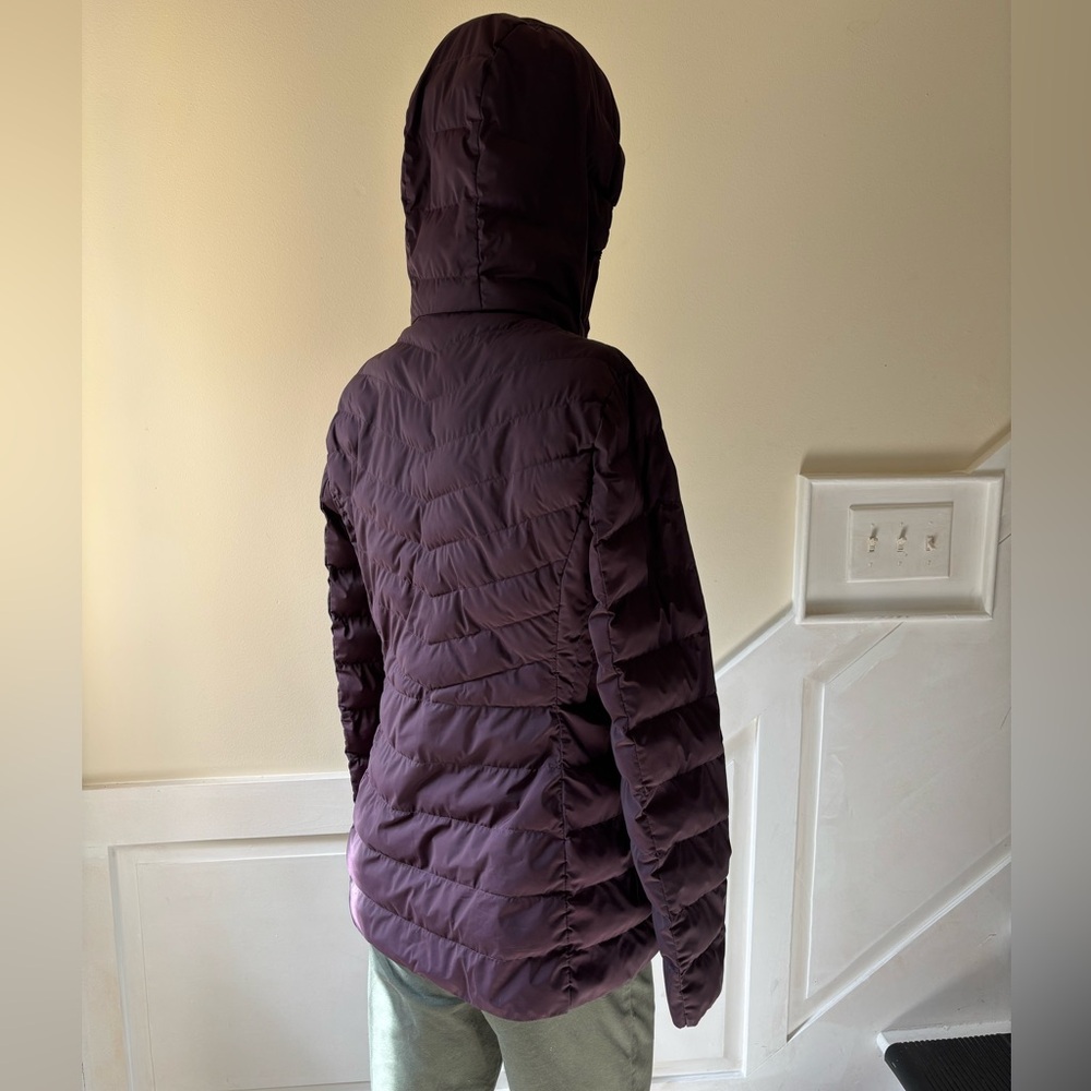 Women's Purple Puffer Jacket - Picture 3 of 8